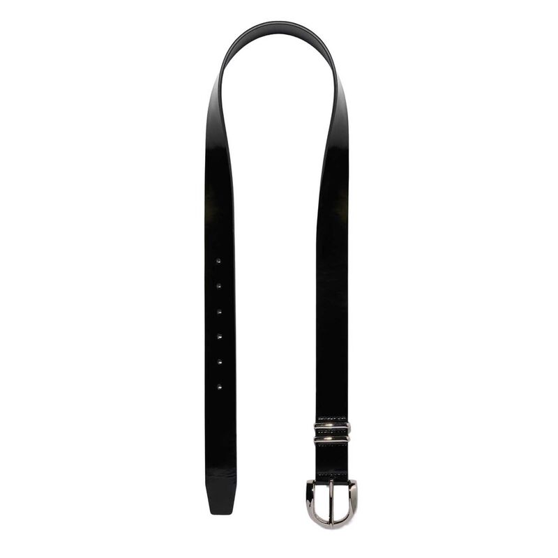 Cue Patent Leather Boyfriend Belt image number 0